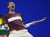 Defending champion Novak Djokovic is shocked at the US Open one night after Carlos Alcaraz's loss