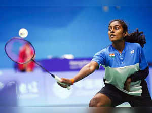 Paris, Aug 29 (ANI): India's Thulasimathi Murugesan in action during the Women's...