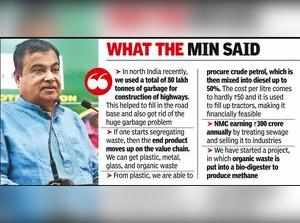 Gadkari: Make garbage so valuable that people battle for the right to acquire it