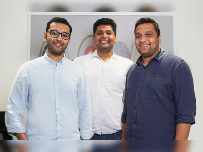 L to R Shreyans Jain, Divay Jain and Sharad Jain