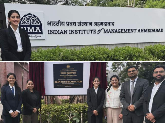 Navya Naveli at IIM Ahmedabad