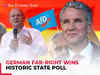 German far-right party AfD wins first state election since WW2; 'final wake-up call' for Scholz?