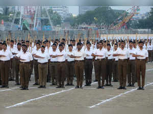 Rashtriya Swayamsevak Sangh (RSS) volunteers