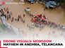 Drone visuals: Monsoon mayhem in Andhra, Telangana; Vijayawada City turns into lake