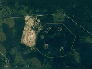 A satellite image shows what is believed to be a deployment site for a Russian nuclear-powered cruise missile, in Vologda