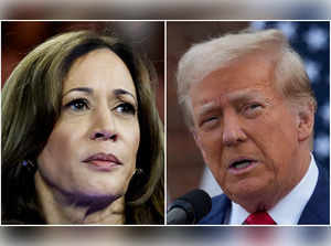 Kamala Harris and Donald Trump