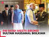 'To cement ties…': PM Modi meets Brunei Sultan Haji Hassanal Bolkiah, holds bilateral talks