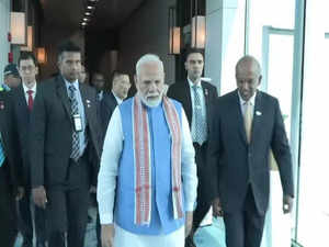 PM Narendra Modi arrives in Singapore on two-day visit