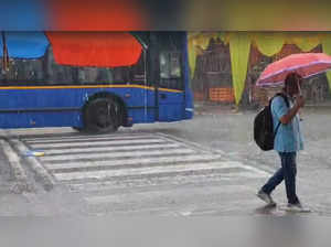 India Meteorological Department (IMD) has issued a yellow alert for Monday, expecting moderate to light rain