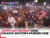 Kolkata Horror: People switch off lights, come out with candles on streets to protest over RG Kar incident