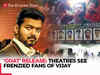 'GOAT' celebration: Koyambedu theatre sees frenzied fans, massive banners ahead of Vijay’s movie release