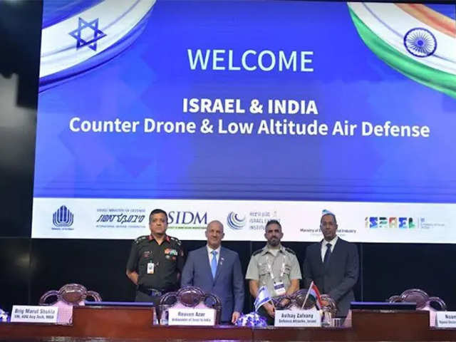 Israeli defence companies showcase in India advanced tech to counter drone threats