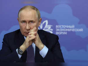 Russian President Putin chairs a meeting in Vladivostok