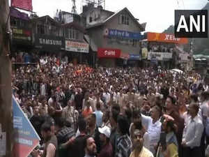 Massive protest held against alleged illegal construction of mosque in Shimla