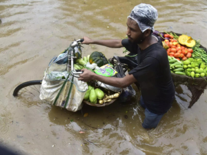 Delhi NCR: Office-goers wonder if they should buy boats as flooded roads turn commute into a water adventure