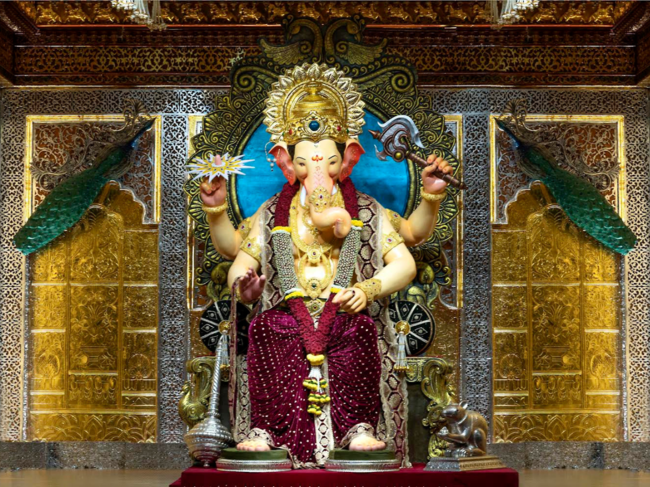 Ganesh idol at Mumbai's Lalbaugcha Raja