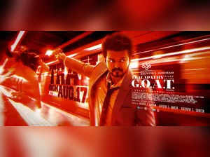 New poster of Thalapathy Vijay’s‘ GOAT’ out, trailer to be unveiled on Saturday