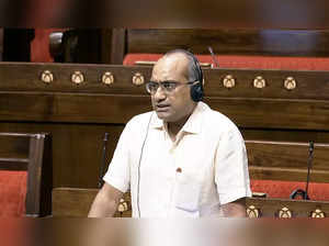 Biju Janata Dal (BJD) MP Sujeet Kumar speaks in the Rajy...