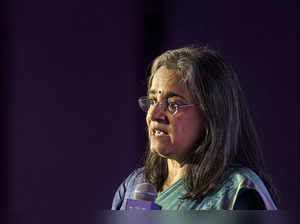 Mumbai: SEBI Chairperson Madhabi Puri Buch speaks during the Global Fintech Fest...