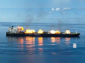 FILE PHOTO: FILE PHOTO: Explosions on Sounion oil tanker in Red Sea