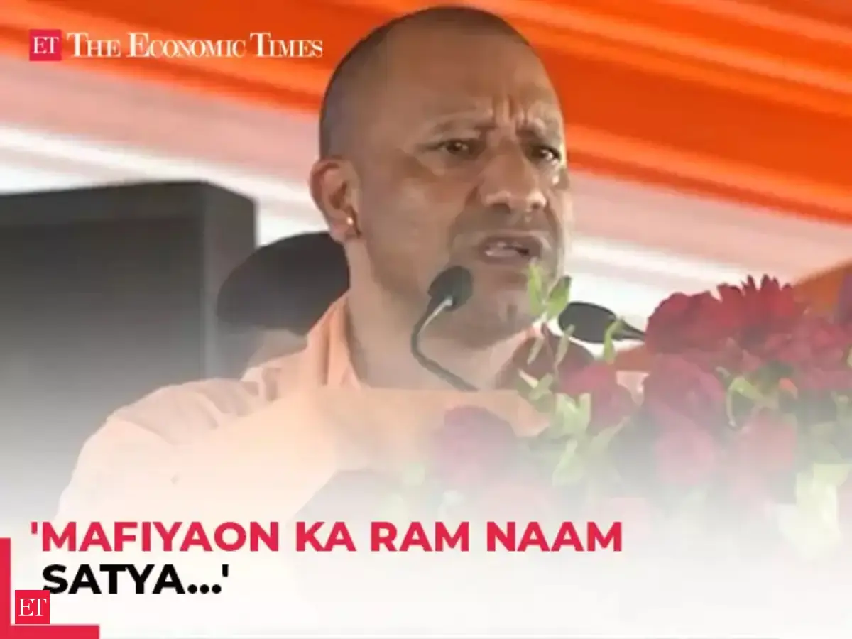 CM Yogi's stern warning to mafia in UP 'Mafiyaon Ka Ram Naam Satya ...
