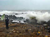 Cyclonic storm 'Thane' at Marina beach