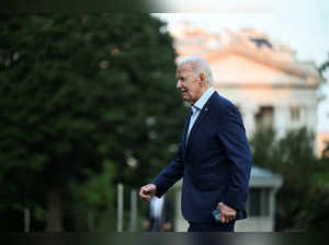 U.S. President Biden returns to White House in Washington