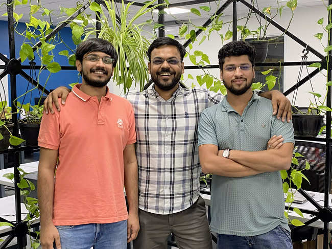 Abhinav Roy, CTO,  Akash Gupta, Co-Founder and CEO and Ankit Joshi, CPO