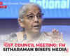 GST Council Meeting LIVE: FM Nirmala Sitharaman briefs media