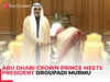 Abu Dhabi Crown Prince meets President Droupadi Murmu at Rashtrapati Bhavan