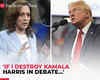 'If I destroy Kamala Harris in debate...': Trump makes predictions about debate with Vice President