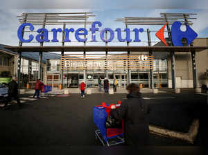 FILE PHOTO: A Carrefour hypermarket in France