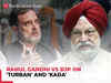 Rahul Gandhi vs BJP on 'Turban' and 'Kada': 'Only time Sikhs felt existential threat...', says Hardeep Puri