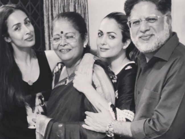 Malika Arora family