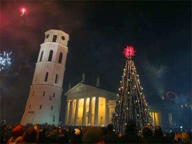 New Year celebrations at Cathedral square