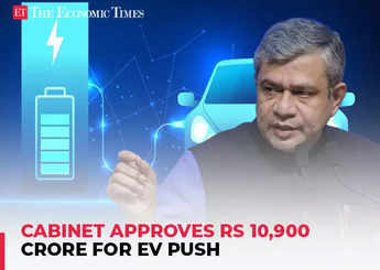 Cabinet approves PM E-Drive scheme with Rs 10,900 crore outlay to promote electric mobility