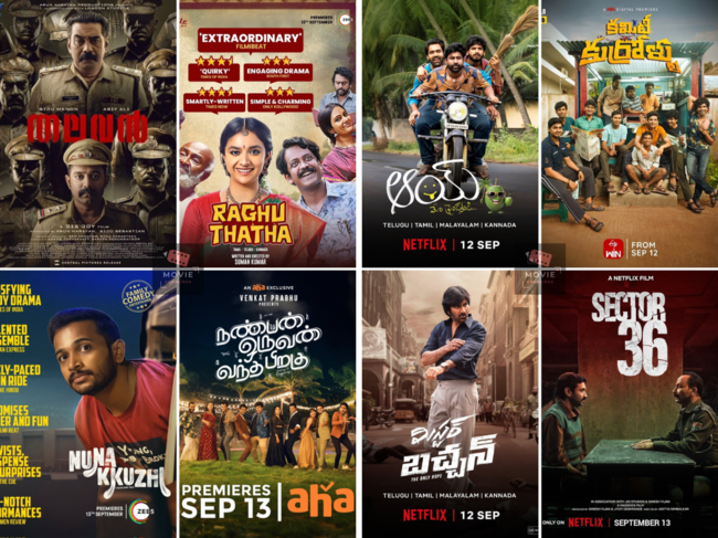 Top Telugu, Tamil, and Malayalam OTT Releases