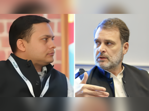 Amit Malviya and Rahul Gandhi