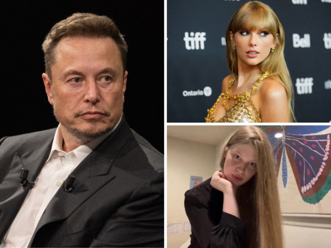 Elon Musk, Taylor Swift and Vivian Jenna Wilson