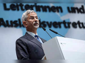 Foreign Minister of India Subrahmanyam Jaishankar speaks at the Business Day of ...