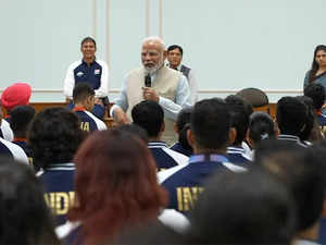 PM Modi meets Indian Paralympics contingent at his residence