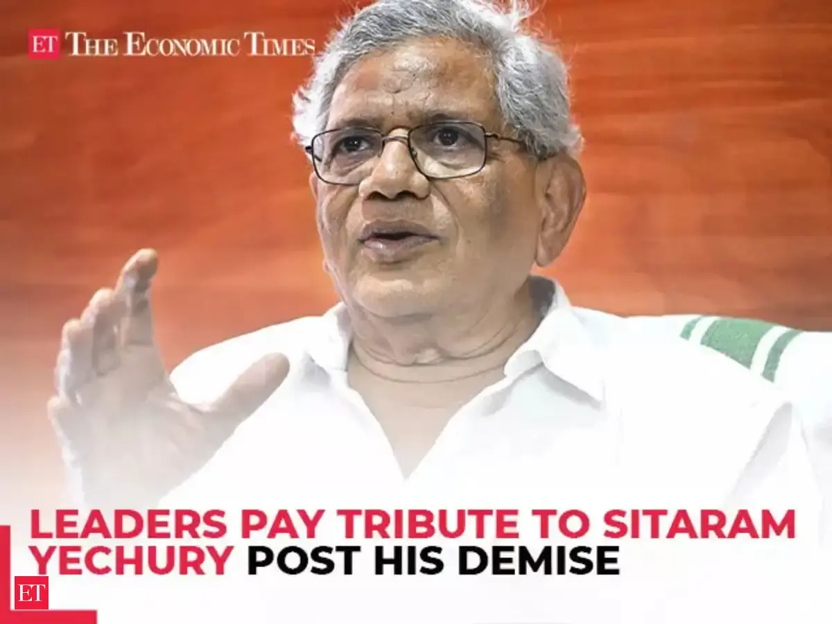 'Leading light of Left…': From PM to FM, leaders pay tribute to Sitaram ...