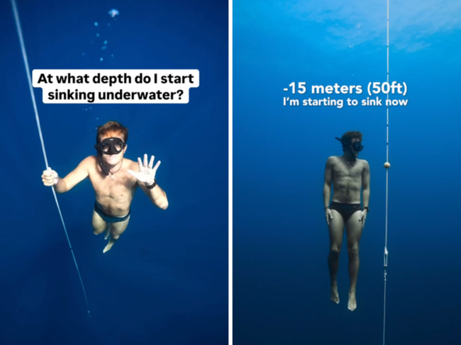 ​Man Dives 65 Feet in ocean