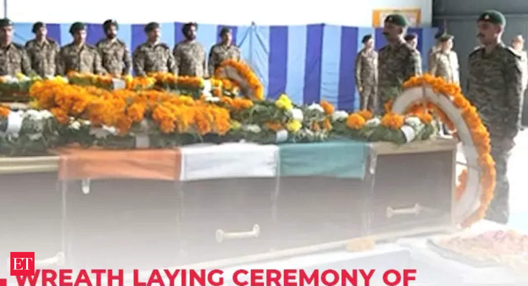 Kishtwar: Wreath Laying for Soldiers Killed in Terrorist Encounter