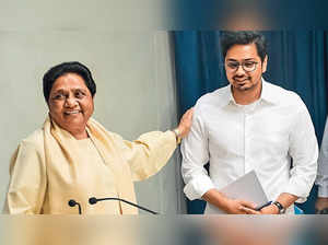 Mayawati And Akash Anand