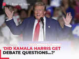 'Did she get debate questions…?': Trump jibes at Kamala Harris, plays her 'u-turn' clips at rally