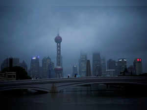 FILE PHOTO: Typhoon Muifa in Shanghai