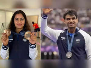 Manu Bhaker and Neeraj Chopra.