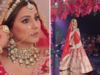 Watch: Hina Khan’s breathtaking bridal look as fans go crazy over the actress's ramp walk