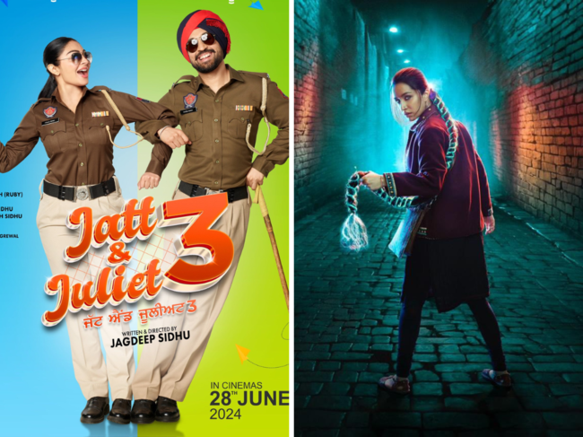 Diljit Dosanjh's 'Jatt & Juliet 3'  to 'Stree 2'